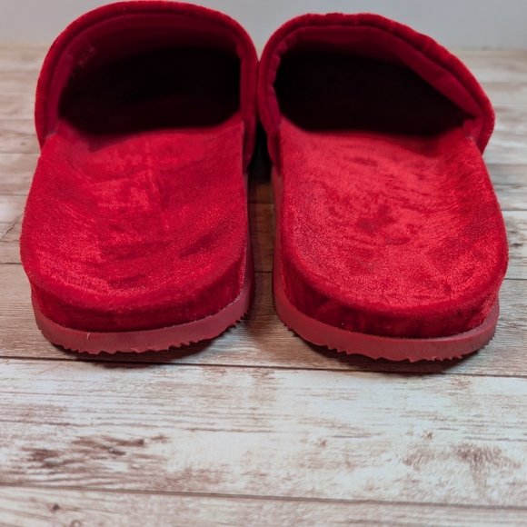 ADIDAS Adimule Slide Red Velvet Men's Size 11 Slippers Indoor / Outdoor Shoes - Picture 8 of 15